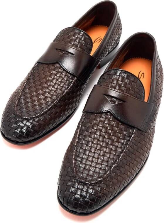 Santoni Stijlvolle Loafers voor Mannen