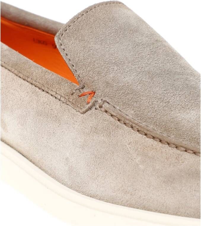 Santoni Stijlvolle Loafers voor Mannen Brown Heren