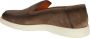 Santoni Botanist Stijlvolle Schoenencollectie Brown Heren - Thumbnail 2