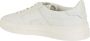 SANTONI Lage Sneakers Heren Dbs Maat: 8 5 Materiaal: Leer Kleur: Wit - Thumbnail 9