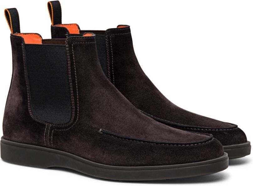 Santoni Suede Chelsea laars