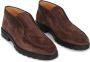 Santoni Suede Chukka Boot Brown Heren - Thumbnail 2