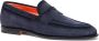 Santoni Suède Loafer voor Heren Brown Heren - Thumbnail 5