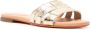 Santoni Suède Leren Slides Beige Dames - Thumbnail 4