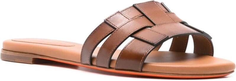 Santoni Suède Leren Slippers