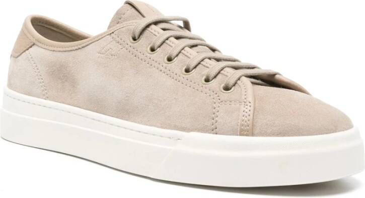 Santoni Suède Leren Sneakers