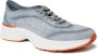 Santoni Suede Leren Sneakers - Thumbnail 2