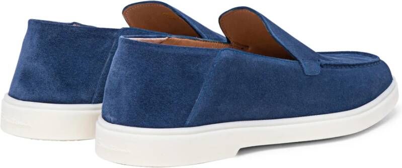 Santoni Suède Loafer voor vrouwen Pink Dames