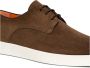 Santoni Suede Oxford Schoen Brown Heren - Thumbnail 2