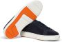 Santoni Suede Sneaker Blue Heren - Thumbnail 2