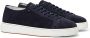 Santoni Suede Sneaker Blue Heren - Thumbnail 3