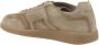 SANTONI Lage Sneakers Heren Oly Cube Maat: 9 5 Materiaal: Suède Kleur: Camel - Thumbnail 4