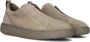 SANTONI Lage Sneakers Heren 21995 Maat: 9 5 Materiaal: Suède Kleur: Taupe - Thumbnail 6