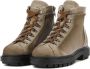 Santoni Heren Veterboots Bruin Suède Brown Heren - Thumbnail 4