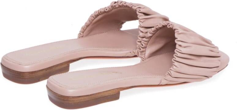 Santoni Teenslippers en Schuifafstellers Roze Dames