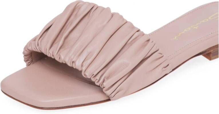 Santoni Teenslippers en Schuifafstellers Roze Dames