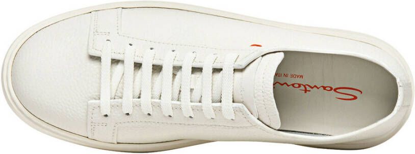 Santoni Luxe Sport Sneakers Wit Heren