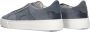 SANTONI Lage Sneakers Heren Velvet Sneaker Maat: 44 Materiaal: Velvet Kleur: Blauw - Thumbnail 3