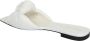 Santoni Leren Knoop Slide Sandaal White Dames - Thumbnail 2