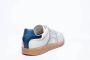 SANTONI Lage Sneakers Heren Dbs Olympic Maat: 10 5 Materiaal: Suède Kleur: Wit - Thumbnail 7