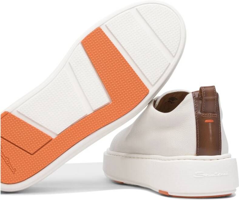 Santoni Witte Sneakers voor Vrouwen
