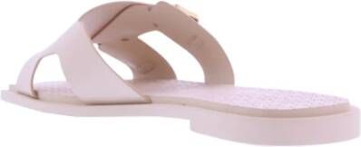 Santoni Zomerse Dames Sliders Wuya070435 Beige Dames