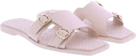 Santoni Zomerse Dames Sliders Wuya070435 Beige Dames