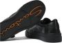 Santoni Zwarte Dubbele Gesp Sneakers - Thumbnail 2