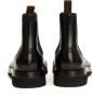 Santoni Zwarte Leren Chelsea Laarzen Black Heren - Thumbnail 5