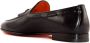 Santoni Zwarte leren loafer met kwastjes - Thumbnail 2