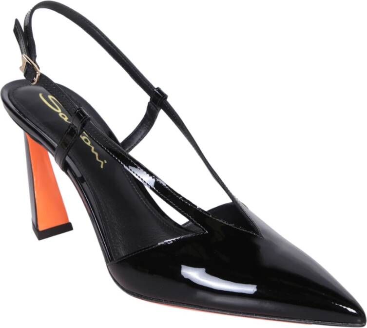 Santoni Zwarte Pumps Schoenen voor Vrouwen Black Dames