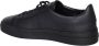 Santoni Heren leren dubbele gesp sneaker Black Heren - Thumbnail 12