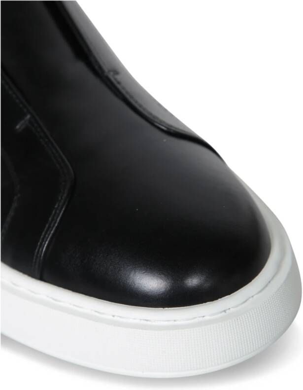 Santoni Zwarte Sneakers voor Mannen