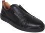 Santoni Zwarte Sneakers Luxe Comfort Stijl Black Heren - Thumbnail 6