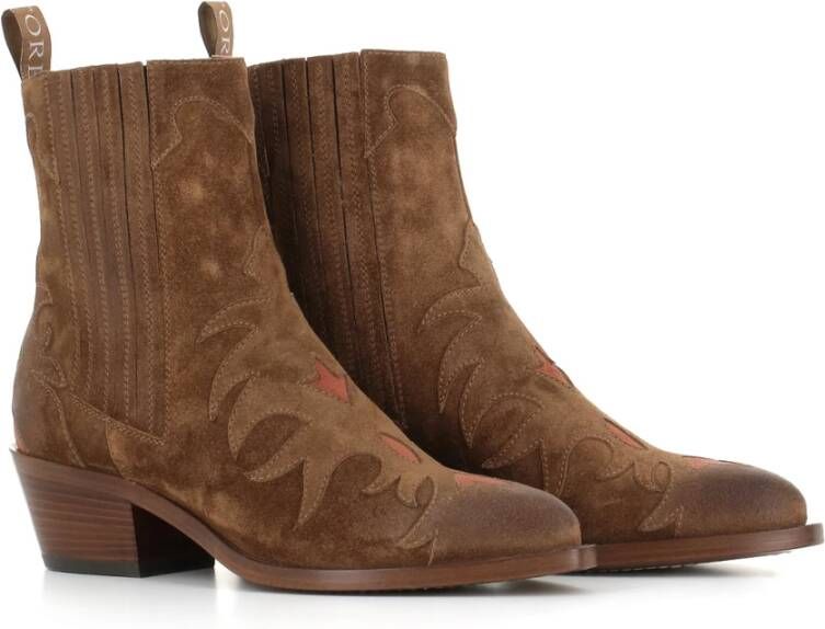 Sartore Ankle Boots Brown Dames