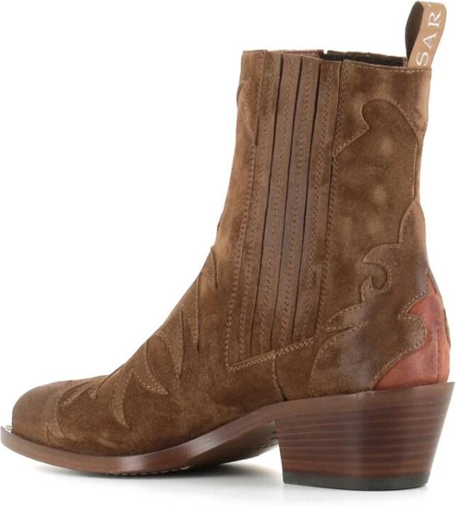 Sartore Ankle Boots Brown Dames