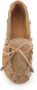 Sartore Beige Suède Sandalen met Blauwe Studs Beige Dames - Thumbnail 5