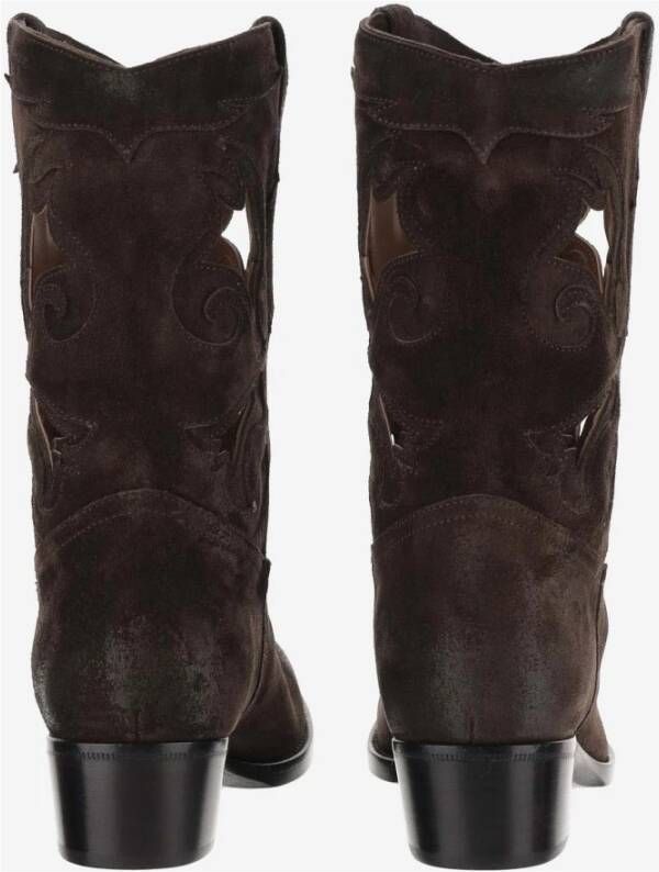 Sartore Cowboy Boots Brown Dames