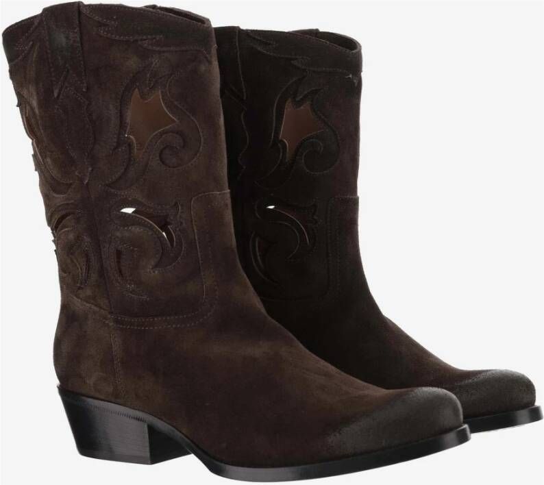 Sartore Cowboy Boots Brown Dames