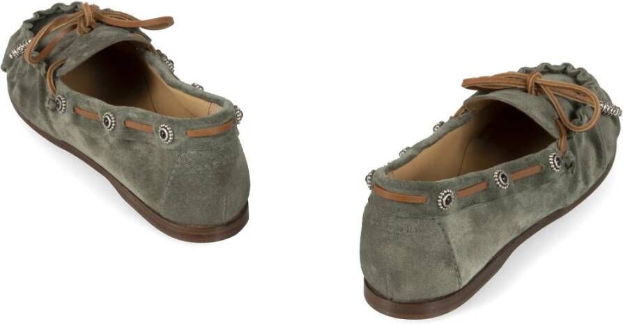 Sartore Fringe Suède Loafers