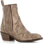 Sartore Rope Leren Texaanse Cowboylaarzen Brown Dames - Thumbnail 3