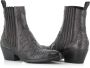 Sartore Vintage Antraciet Leren Laarzen Gray Dames - Thumbnail 2