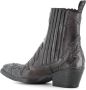 Sartore Vintage Antraciet Leren Laarzen Gray Dames - Thumbnail 4