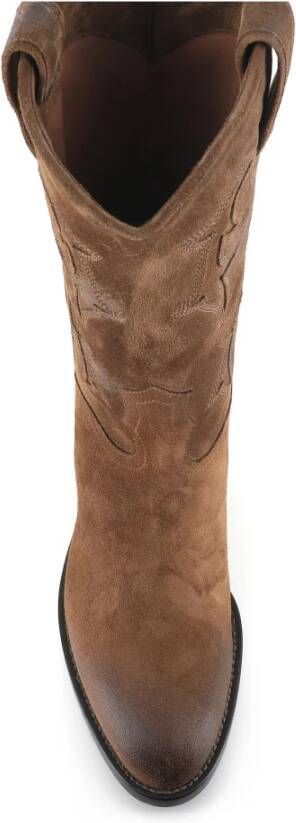 Sartore Vintage suède dameslaarzen Brown Dames