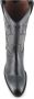 Sartore Vintage Zwarte Leren Laarzen Black Dames - Thumbnail 5