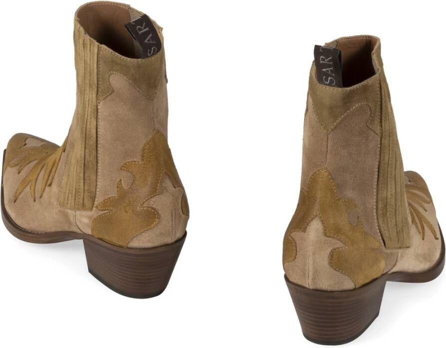Sartore Western Style Suède Enkellaarzen