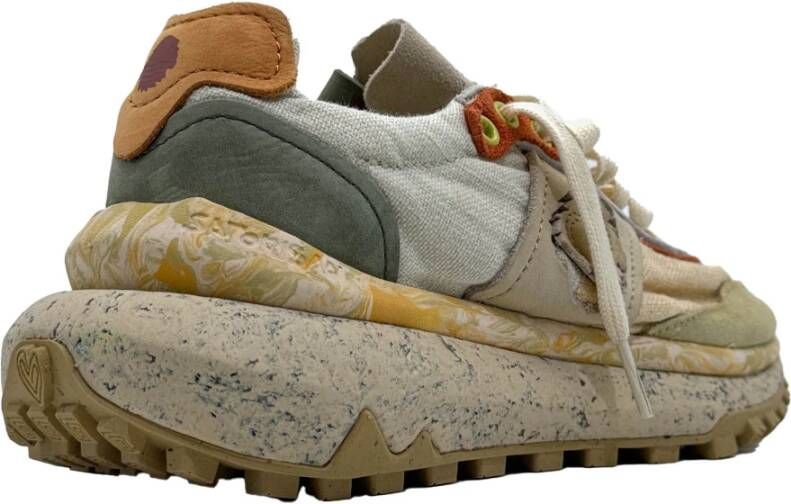 Satorisan Beige Dharma Sneakers Lente Zomer 2024 Multicolor Dames