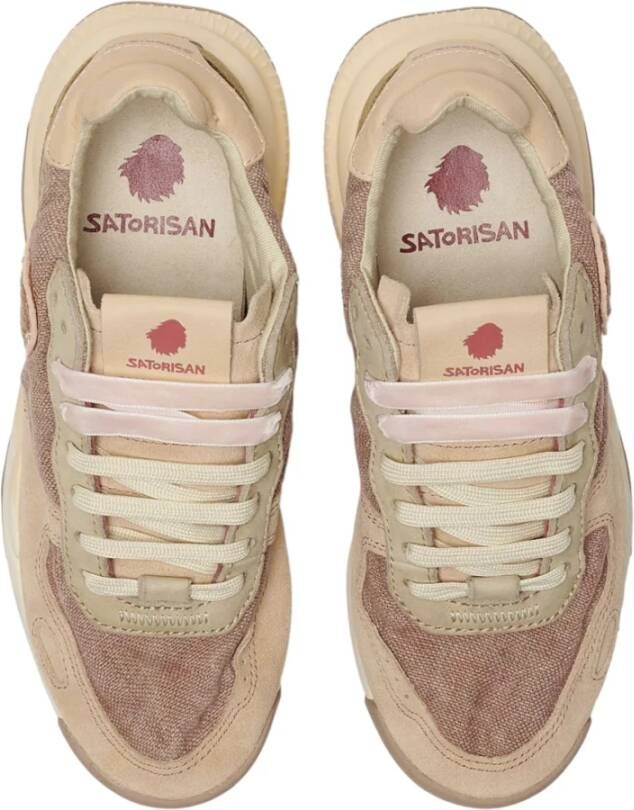 Satorisan Stijlvolle Beige Sneakers Beige Dames