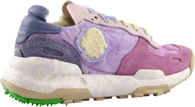 Satorisan Camo Cordial Mauve Linnen Schoenen