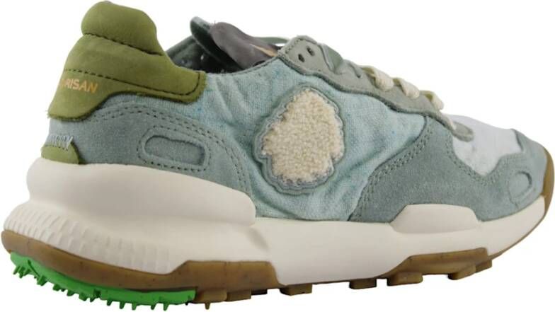 Satorisan Camo Linnen Jade Sneakers